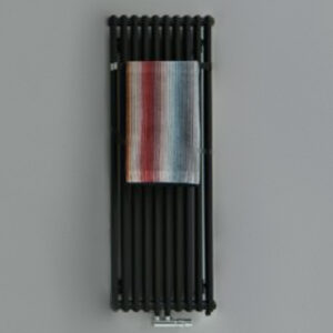 RADIATORE TUBOLARE DI DESIGN LASERLINE TWIN DI VOGELNOOT 1500X500 BLACK METAL