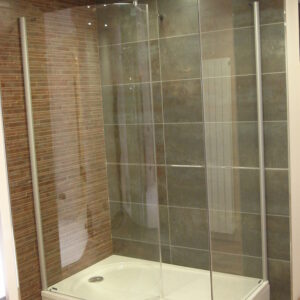 WALK-IN DUSCHOLUX MAGIC LIFE 1400X900 PROFILO SATINATO CRISTALLO TRASPARENTE  (Outlet)