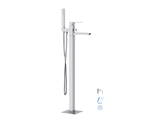 MISCELATORE VASCA DA PAVIMENTO QD08