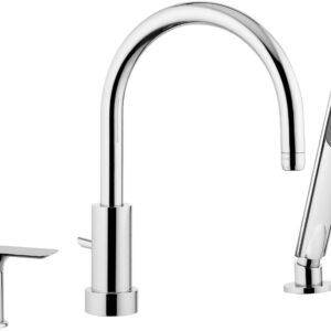 MISCELATORE BORDO VASCA INFINITY I07 CROMO RUBINETTERIE REMER