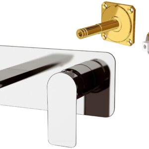 PARTE ESTERNA MISCELATORE LAVABO A PARETE INFINITY I15KB CROMO PER RR BOX15 REMER RUBINETTERIE