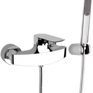 GRUPPO DOCCIA ESTERNO CON KIT DOCCIA INFINITY I39 CROMO DI REMER RUBINETTERIA