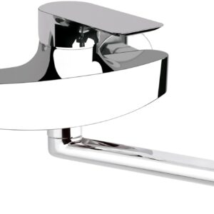 MISCELATORE LAVELLO A MURO INFINITY I41 CROMO DI REMER RUBINETTERIE