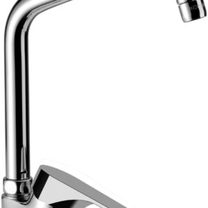 MISCELATORE LAVELLO CON CANNA ALTA A U CLASS LINE L42U CROMO REMER RUBINETTERIE
