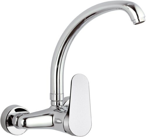 MISCELATORE LAVELLO A MURO CLASS LINE L43 CROMO REMER RUBINETTERIE