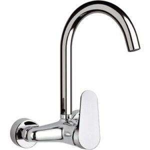 MISCELATORE LAVELLO A MURO CLASS LINE L43B CROMO REMER RUBINETTERIE