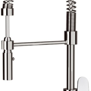 MISCELATORE LAVELLO MONOCOMANDO A MOLLA CON DOCCETTA CLASS LINE L77E CROMO REMER RUBINETTERIE