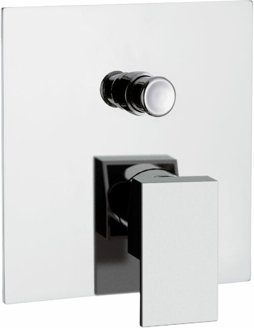 MISCELATORE DOCCIA INCASSO CON DEVIATORE Q DESIGN ART. QD09 CROMO DI REMER RUBINETTERIE