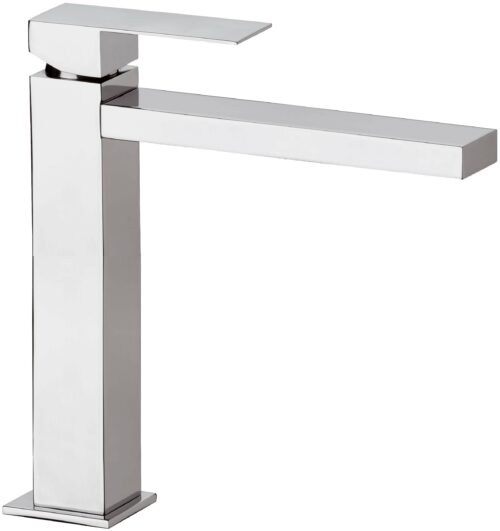 MISCELATORE MONOCOMANDO LAVABO ALTO Q DESIGN ART. QD11L CROMO DI REMER RUBINETTERIE