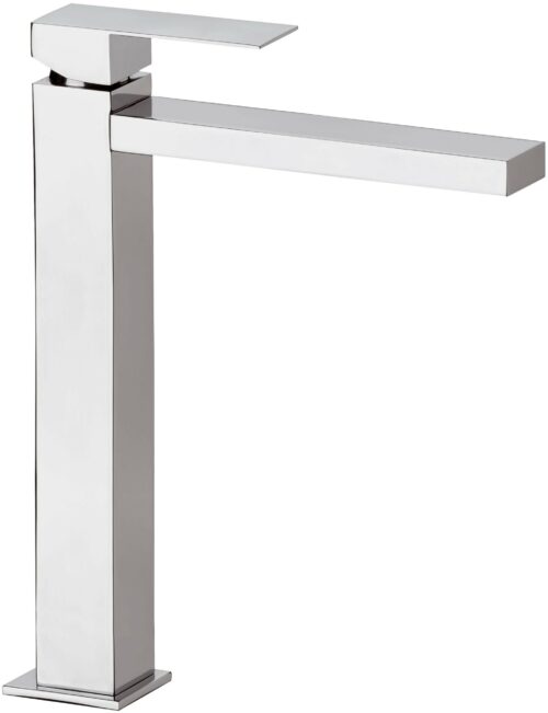 MISCELATORE MONOCOMANDO LAVABO ALTO XXL SENZA SCARICO Q DESIGN  QD11LXL CROMO DI REMER RUBINETTERIE