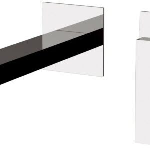 MISCELATORE MONOCOMANDO INCASSO LAVABO SU PIASTRA DOPPIA Q DESIGN ART. QD15P CROMO DI REMER RUBINETTERIE