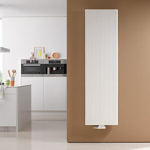 CALORIFERO DI ARREDO VERTICAL PLAN DI VOGEL&NOOT TYPE 21 1800 X 450 RAL 9016