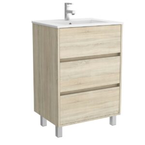 RENOVA DESIGN MOBILE CM 60 3 CASSETTI FINITURA NATURALE