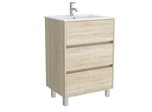 RENOVA DESIGN MOBILE CM 60 3 CASSETTI FINITURA NATURALE