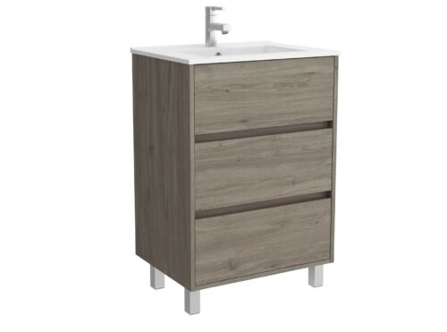 RENOVA DESIGN MOBILE CM 60 3 CASSETTI FINITURA NATURALE - immagine 3