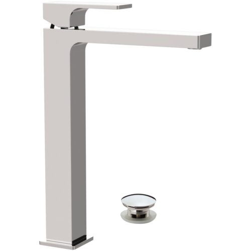 MISCELATORE LAVABO ALTO ABSOLUTE AU10L CROMO di REMER RUBINETTERIE
