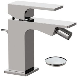MISCELATORE BIDET ABSOLUTE AU22 CROMO di REMER RUBINETTERIE SENZA PILETTA