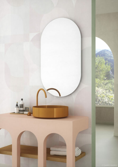 BLUEDESIGN - SPECCHIO PILL CON  ILLUMINAZIONE