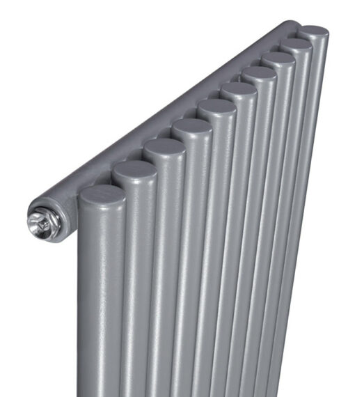 TOSO RADIATORI - RADIATORE TUBOLARE MANZONI H. 1800 BIANCO LUCIDO RAL 9010 - immagine 2